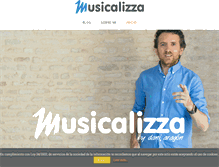 Tablet Screenshot of musicalizza.com